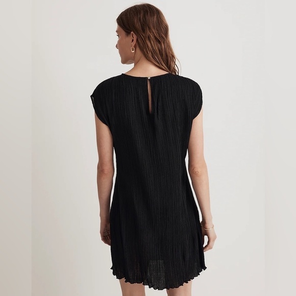 MadeWell Plissé Mini Tee Dress NM519 - Picture 3 of 6